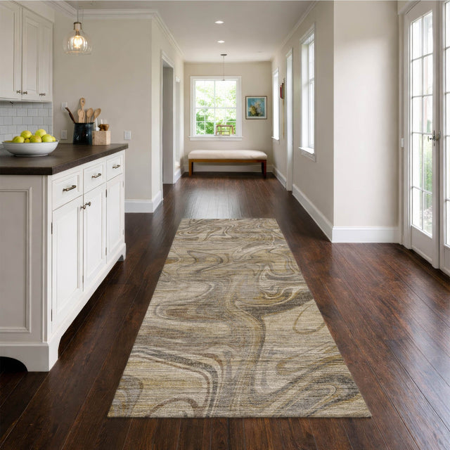 Dalyn Nexus NX6 Ivory Rug shown in a room