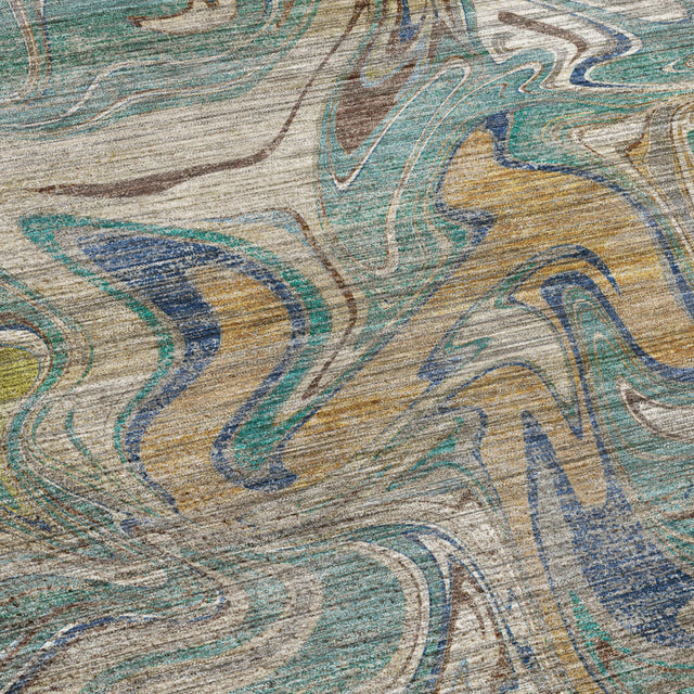 Dalyn Nexus NX6 Teal Rug color swatch