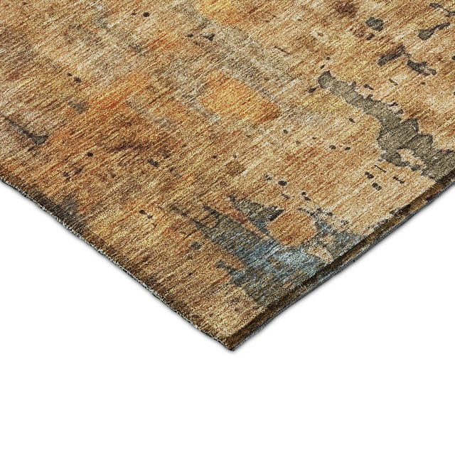 Dalyn Nouveau NV11 Copper Rug corner detail