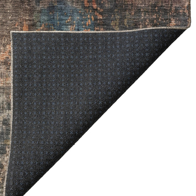 Dalyn Nouveau NV12 Blue Rug backing detail