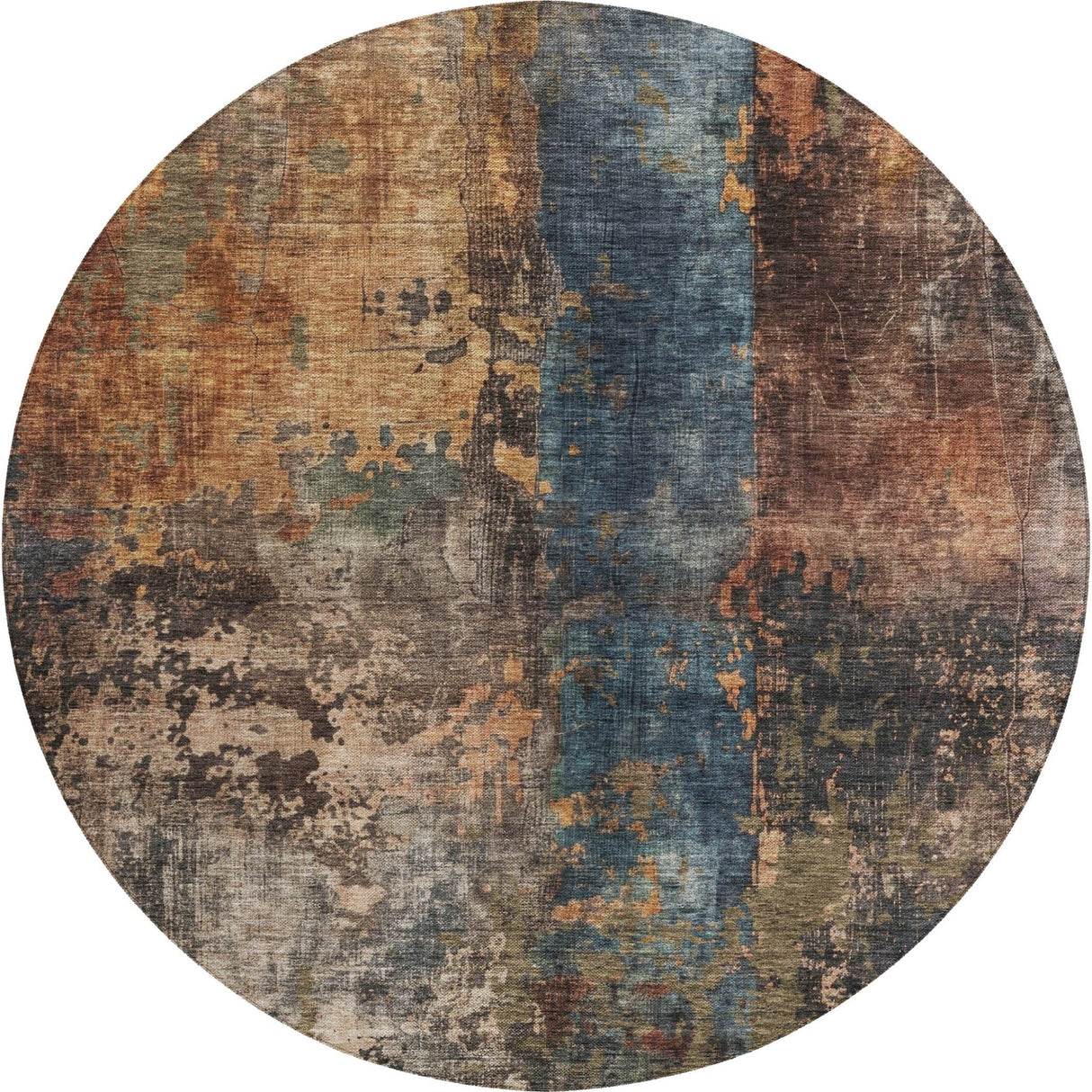 Dalyn Nouveau NV12 Blue Rug round rug