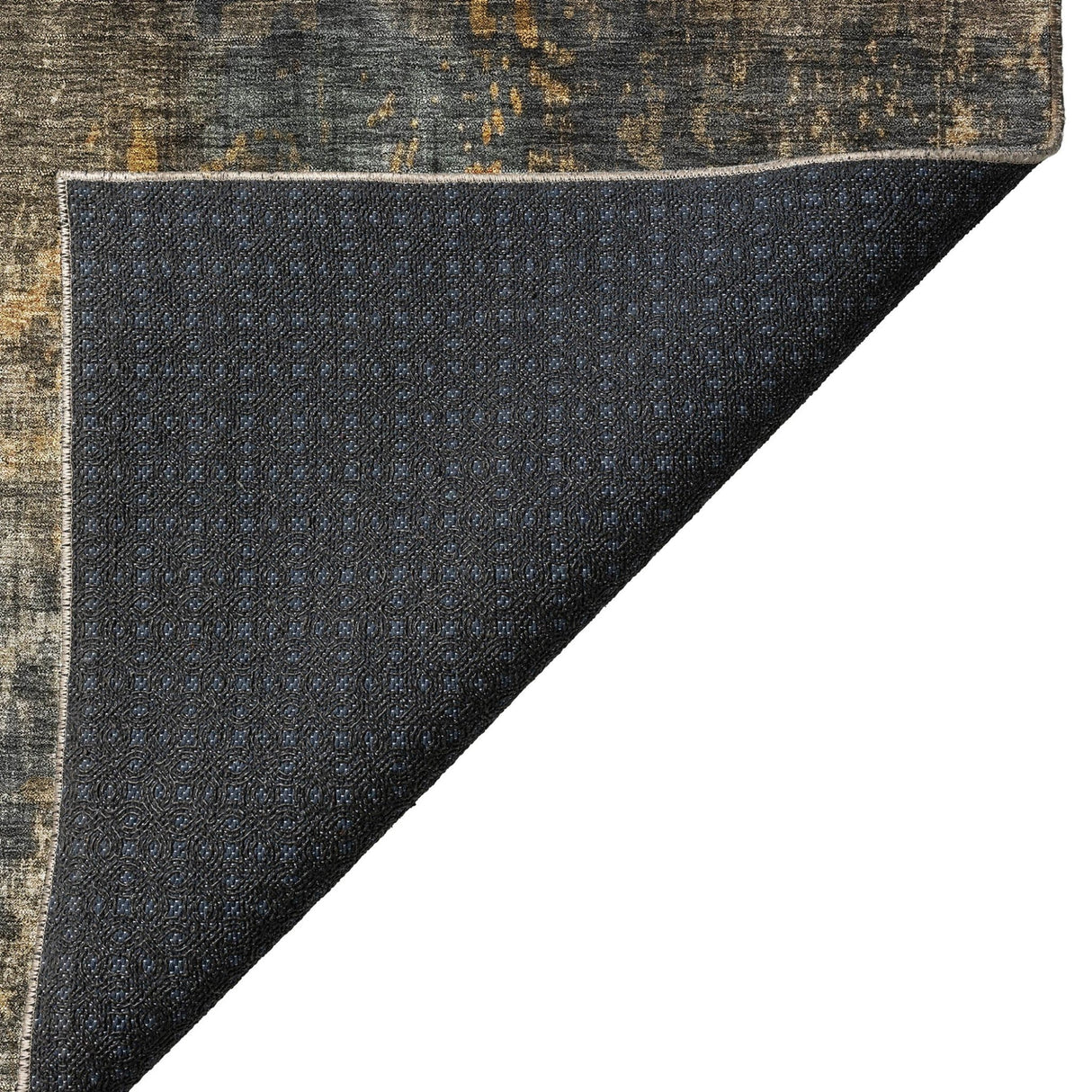Dalyn Nouveau NV12 Gray Rug backing detail