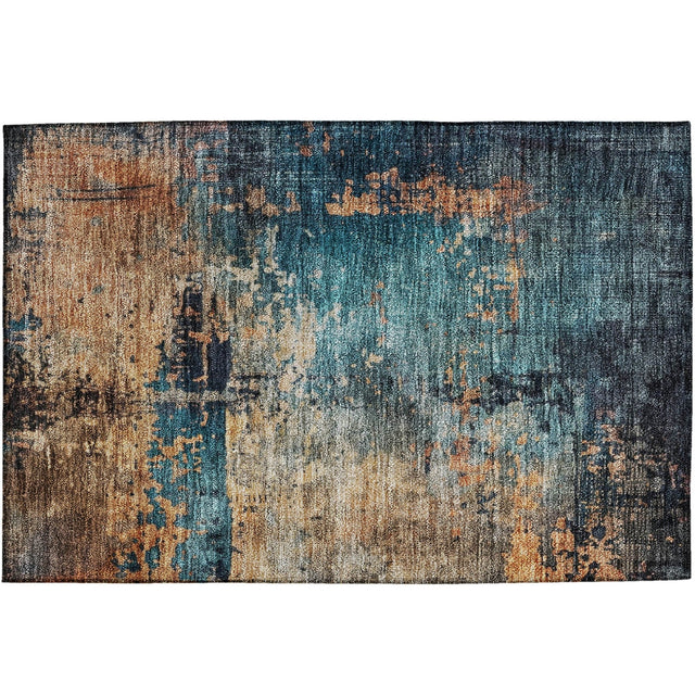 Dalyn Nouveau NV14 Teal Rug rectangular rug