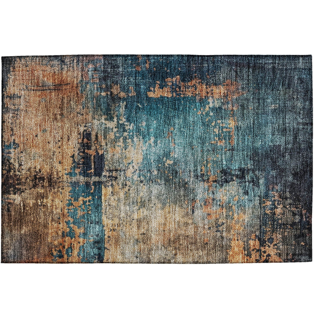 Dalyn Nouveau NV14 Teal Rug rectangular rug