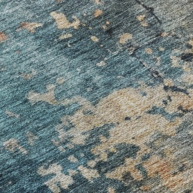 Dalyn Nouveau NV14 Teal Rug color swatch