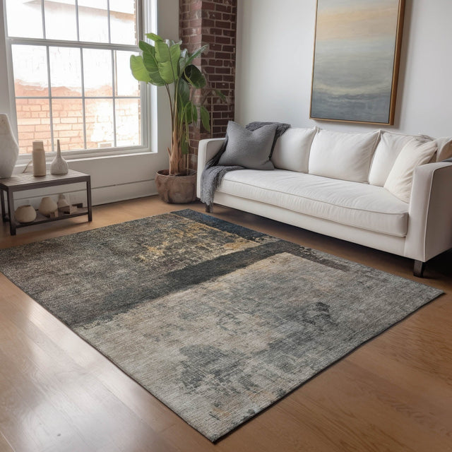 Dalyn Nouveau NV16 Coffee Rug shown in a room