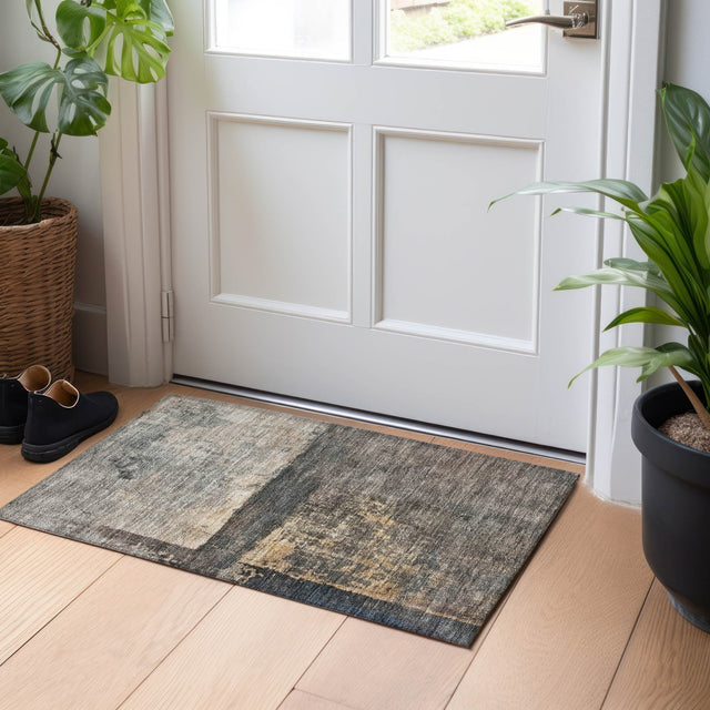 Dalyn Nouveau NV16 Coffee Rug shown in a room
