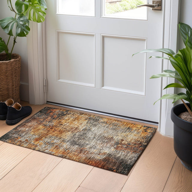 Dalyn Nouveau NV18 Paprika Rug shown in a room