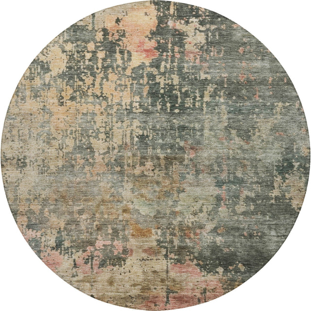 Dalyn Nouveau NV22 Sage Rug round rug