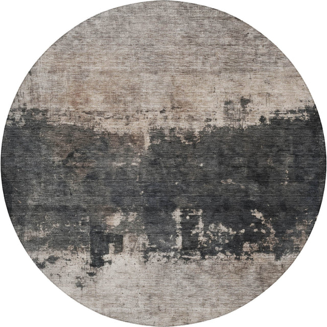 Dalyn Nouveau NV23 Taupe Rug round rug