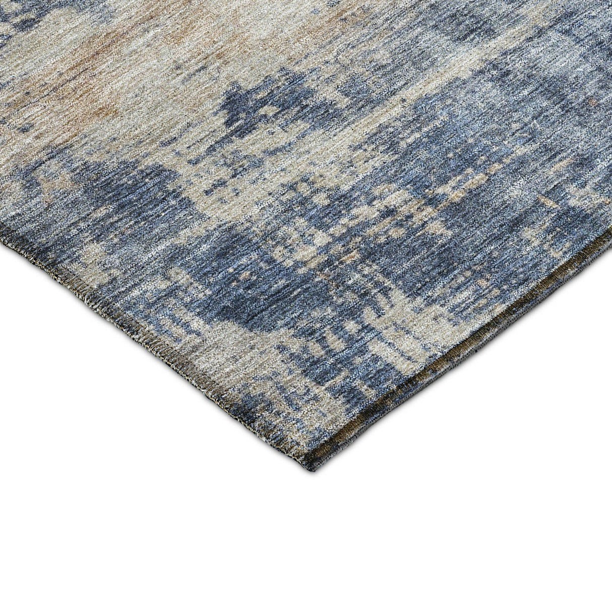 Dalyn Nouveau NV25 Denim Rug corner detail