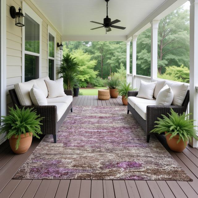 Dalyn Nouveau NV4 Blush Rug outdoor lifestyle image