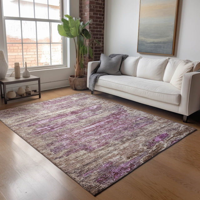 Dalyn Nouveau NV4 Blush Rug shown in a room