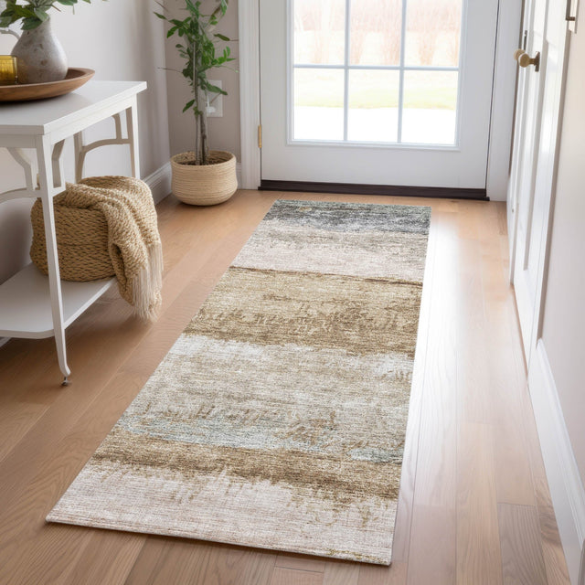 Dalyn Nouveau NV5 Beige Rug shown in a room