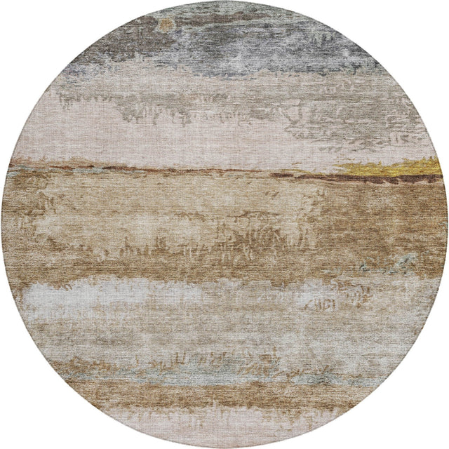 Dalyn Nouveau NV5 Beige Rug round rug