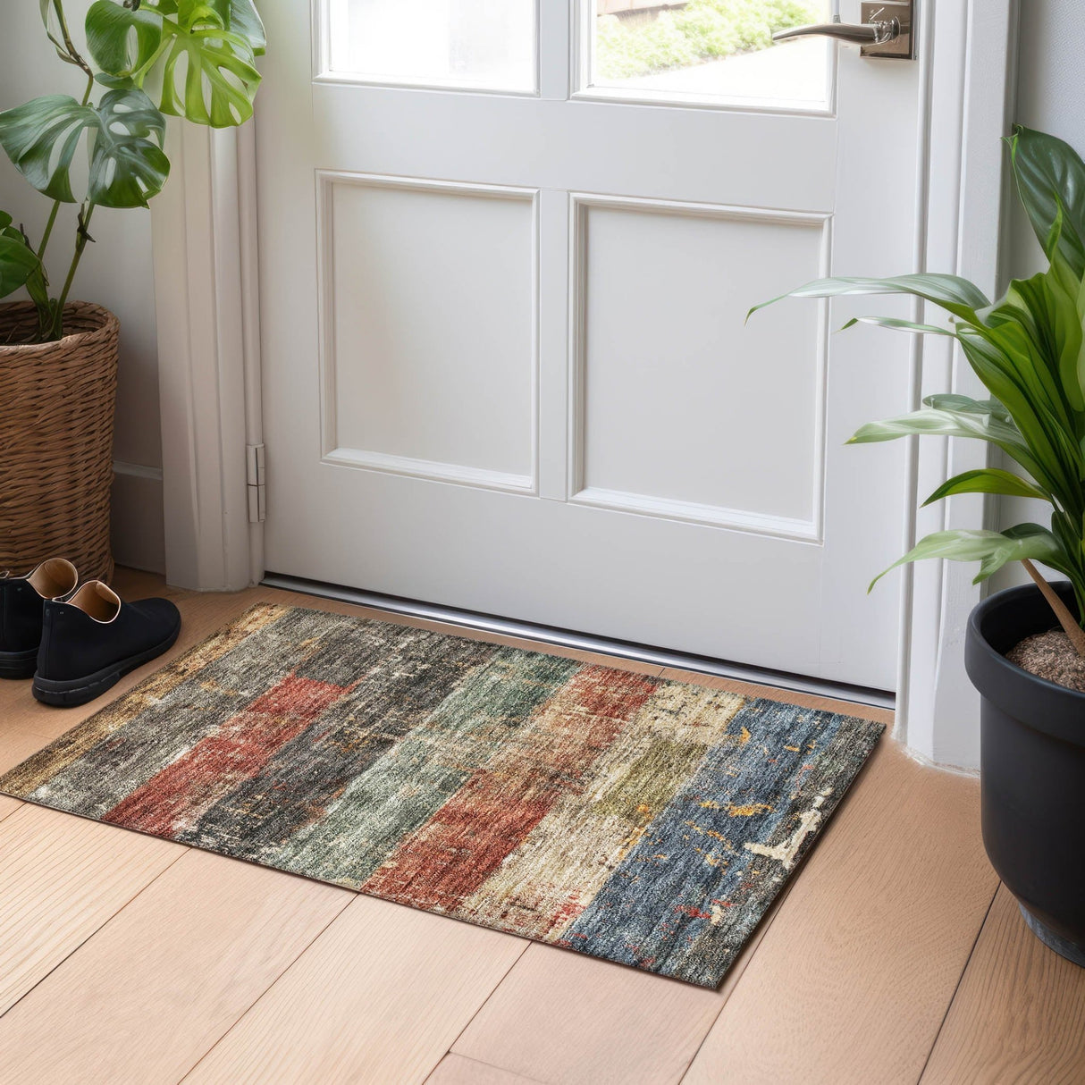 Dalyn Nouveau NV6 Fern Rug shown in a room