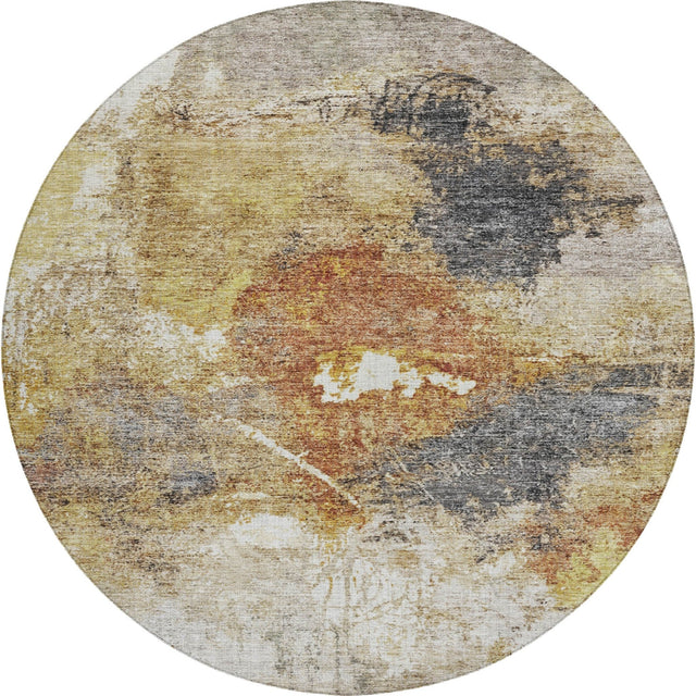 Dalyn Nouveau NV7 Taupe Rug round rug