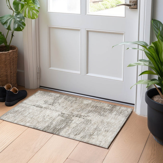 Dalyn Nouveau NV8 Linen Rug shown in a room