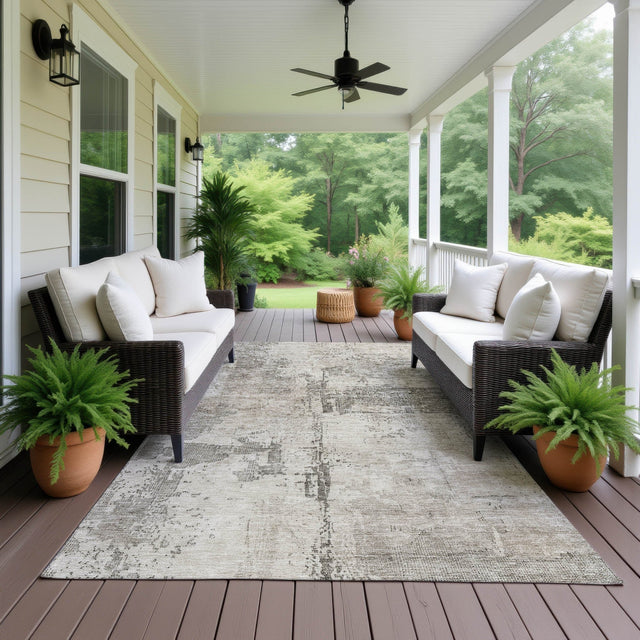 Dalyn Nouveau NV8 Linen Rug outdoor lifestyle image