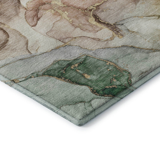 Dalyn Odyssey OY1 Taupe Rug corner detail