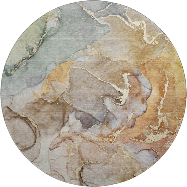 Dalyn Odyssey OY1 Taupe Rug round rug