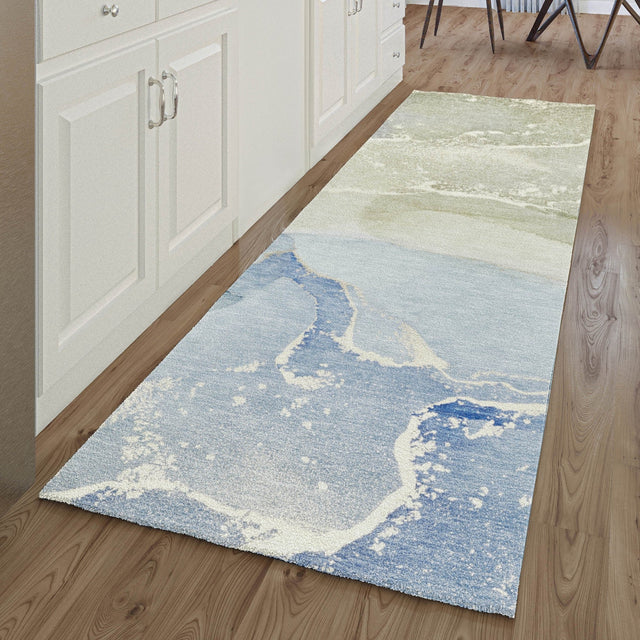 Dalyn Odyssey OY10 Sky Rug shown in a room