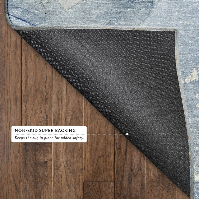 Dalyn Odyssey OY10 Sky Rug backing detail
