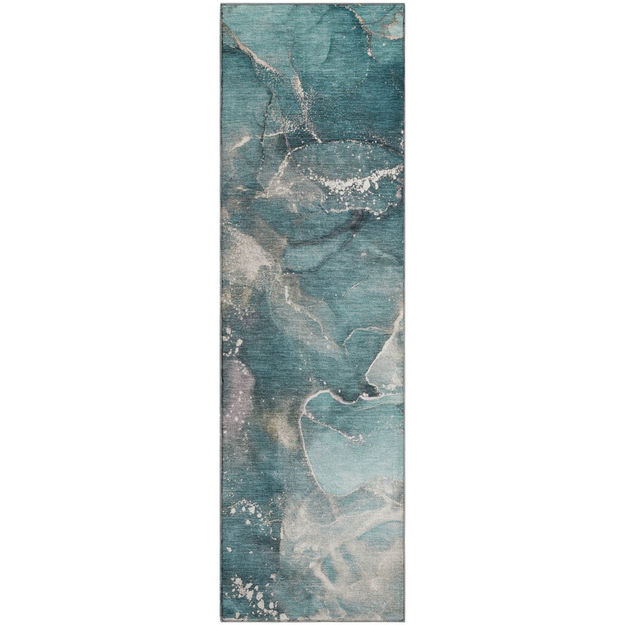 Dalyn Odyssey OY11 Teal Rug runner rug