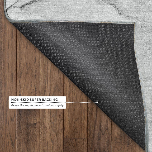 Dalyn Odyssey OY13 Gray Rug backing detail