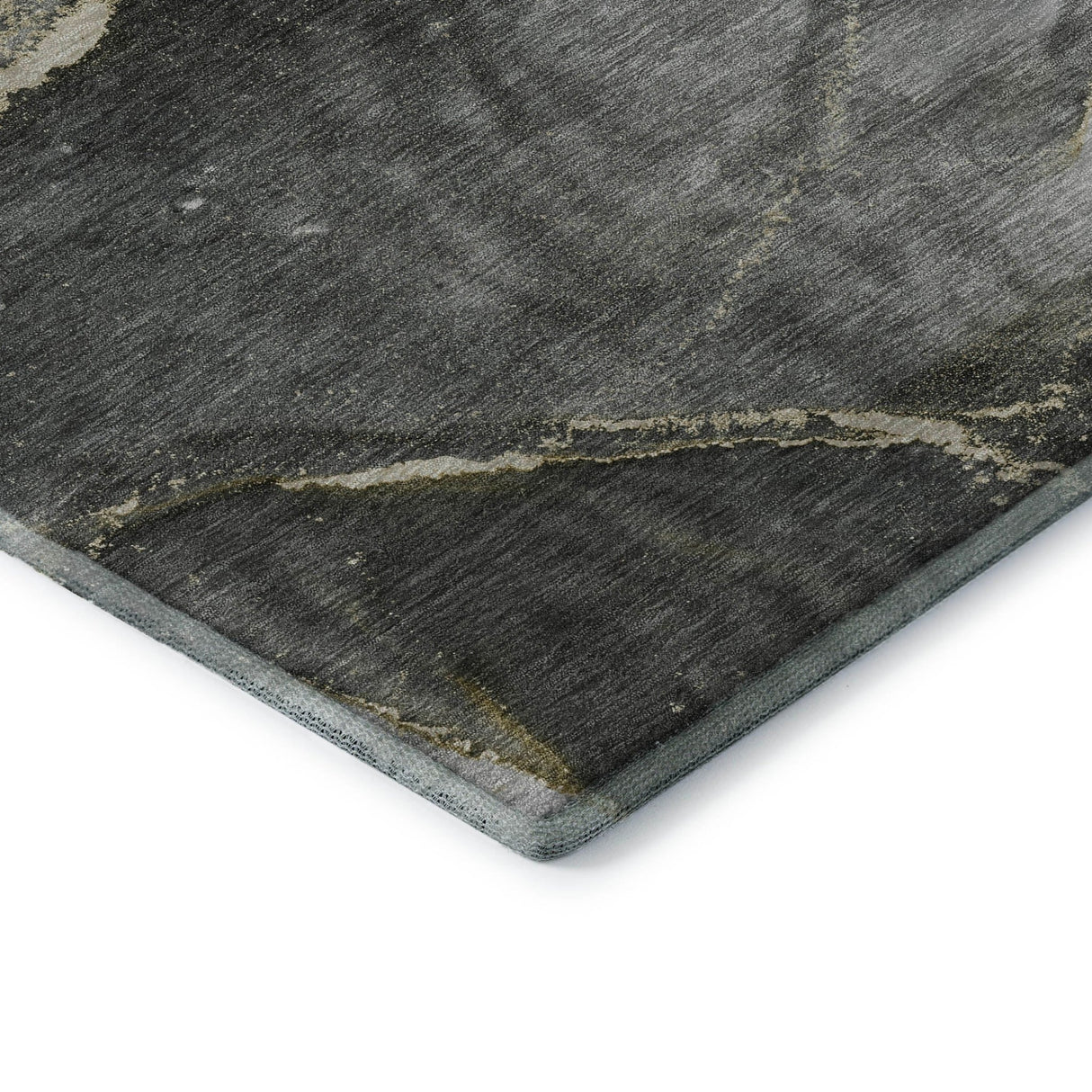 Dalyn Odyssey OY14 Charcoal Rug corner detail