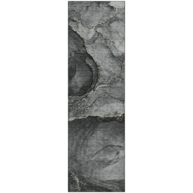 Dalyn Odyssey OY14 Charcoal Rug runner rug
