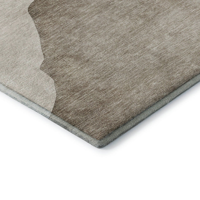 Dalyn Odyssey OY17 Taupe Rug corner detail