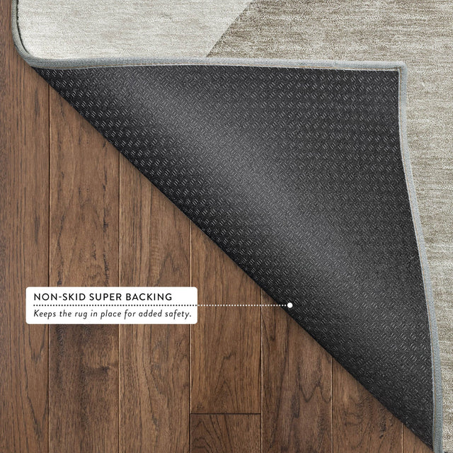 Dalyn Odyssey OY17 Taupe Rug backing detail
