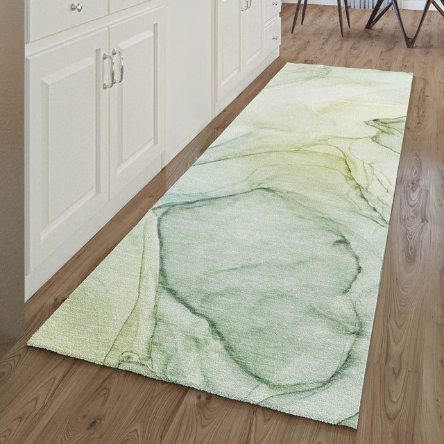 Dalyn Odyssey OY2 Aloe Rug shown in a room