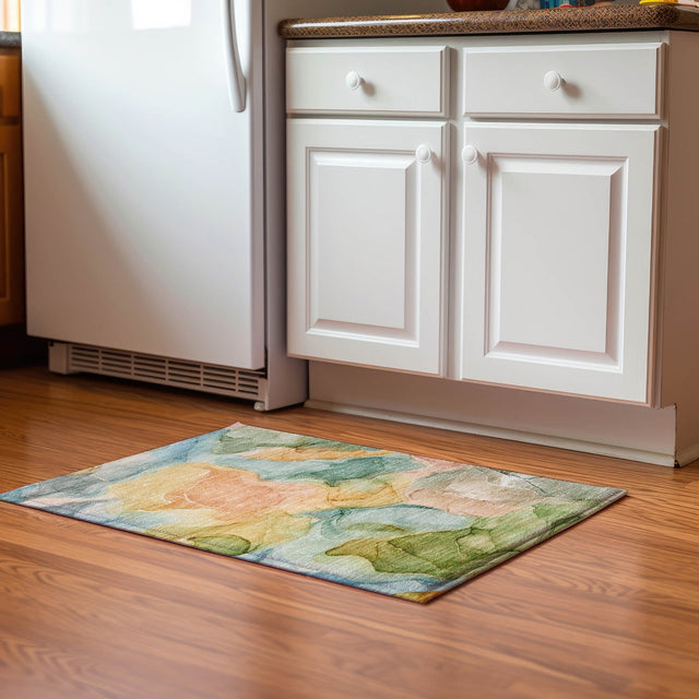 Dalyn Odyssey OY4 Beige Rug shown in a room