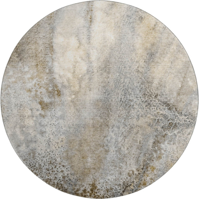 Dalyn Odyssey OY5 Taupe Rug round rug