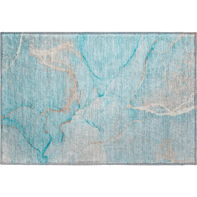 Dalyn Odyssey OY7 Teal Rug rectangular rug