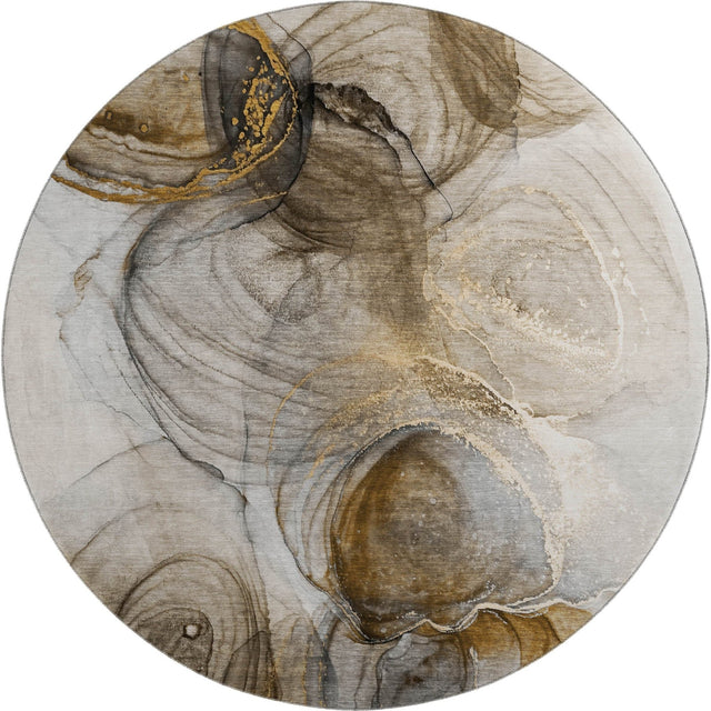 Dalyn Odyssey OY9 Beige Rug round rug