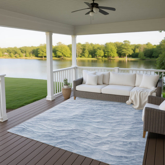 Dalyn Pacifica PA1 Denim Rug outdoor lifestyle image