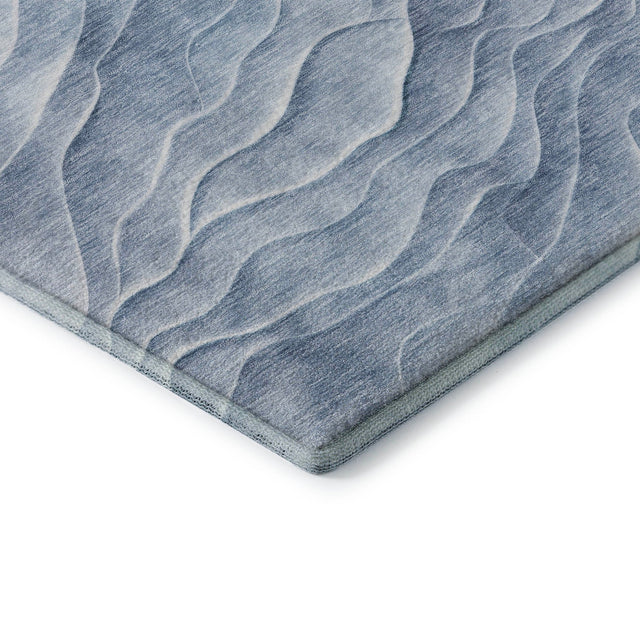 Dalyn Pacifica PA1 Denim Rug corner detail
