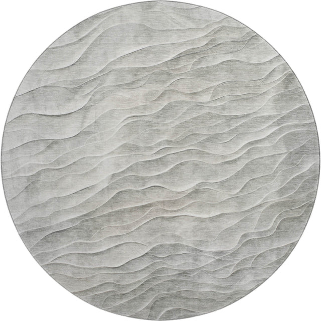 Dalyn Pacifica PA1 Taupe Rug round rug