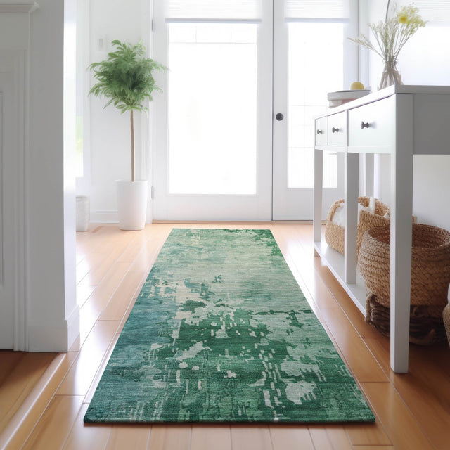 Dalyn Pacifica PA11 Emerald Rug shown in a room
