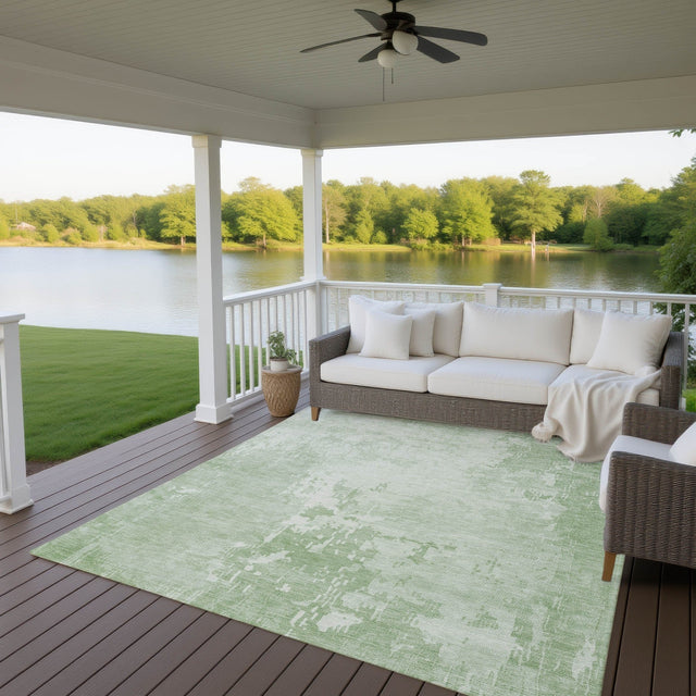 Dalyn Pacifica PA11 Mint Rug outdoor lifestyle image