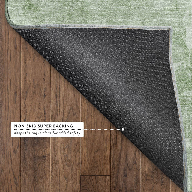 Dalyn Pacifica PA11 Mint Rug backing detail