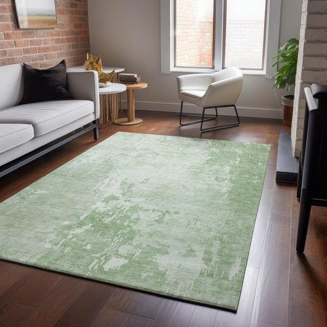 Dalyn Pacifica PA11 Mint Rug shown in a room