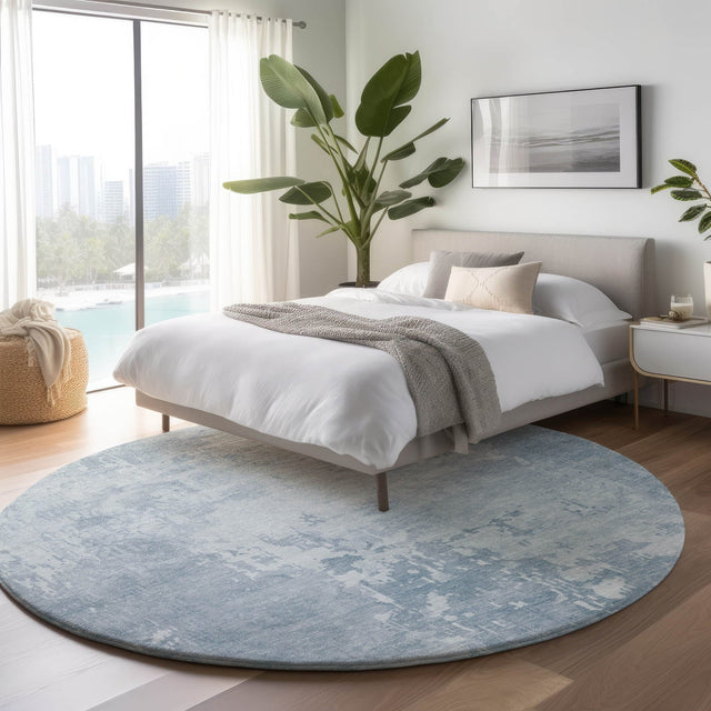Dalyn Pacifica PA11 Sky Rug shown in a room