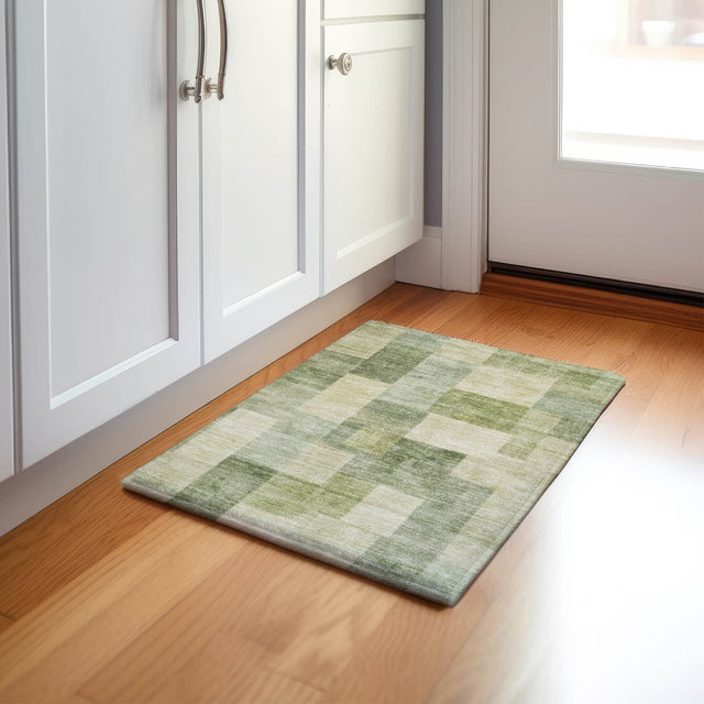 Dalyn Pacifica PA12 Aloe Rug shown in a room