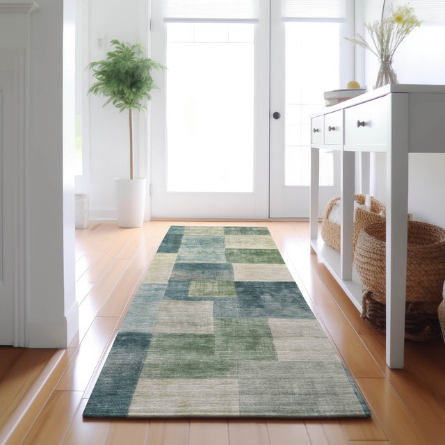 Dalyn Pacifica PA12 Seafoam Rug shown in a room
