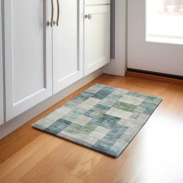 Dalyn Pacifica PA12 Seafoam Rug shown in a room