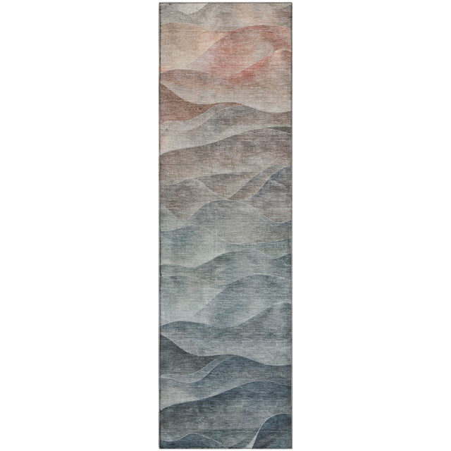 Dalyn Pacifica PA2 Teal Rug runner rug